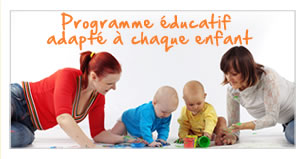 Programme éducatif adapté à chaque enfant