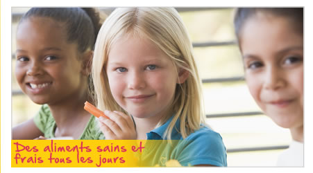 Des aliments sains et frais tous les jours