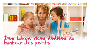 Des éducatrices dédiées au bonheur des petits